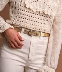 Ceinture dorée fine